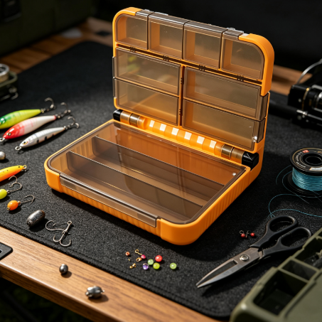 Fishing Line Dispenser - Caja de Almacenamiento para Aparejos de