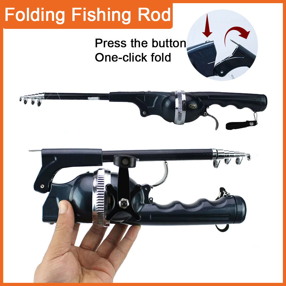 Caña de Pescar Plegable de 134 - Ice Fishing Line reseña y precio