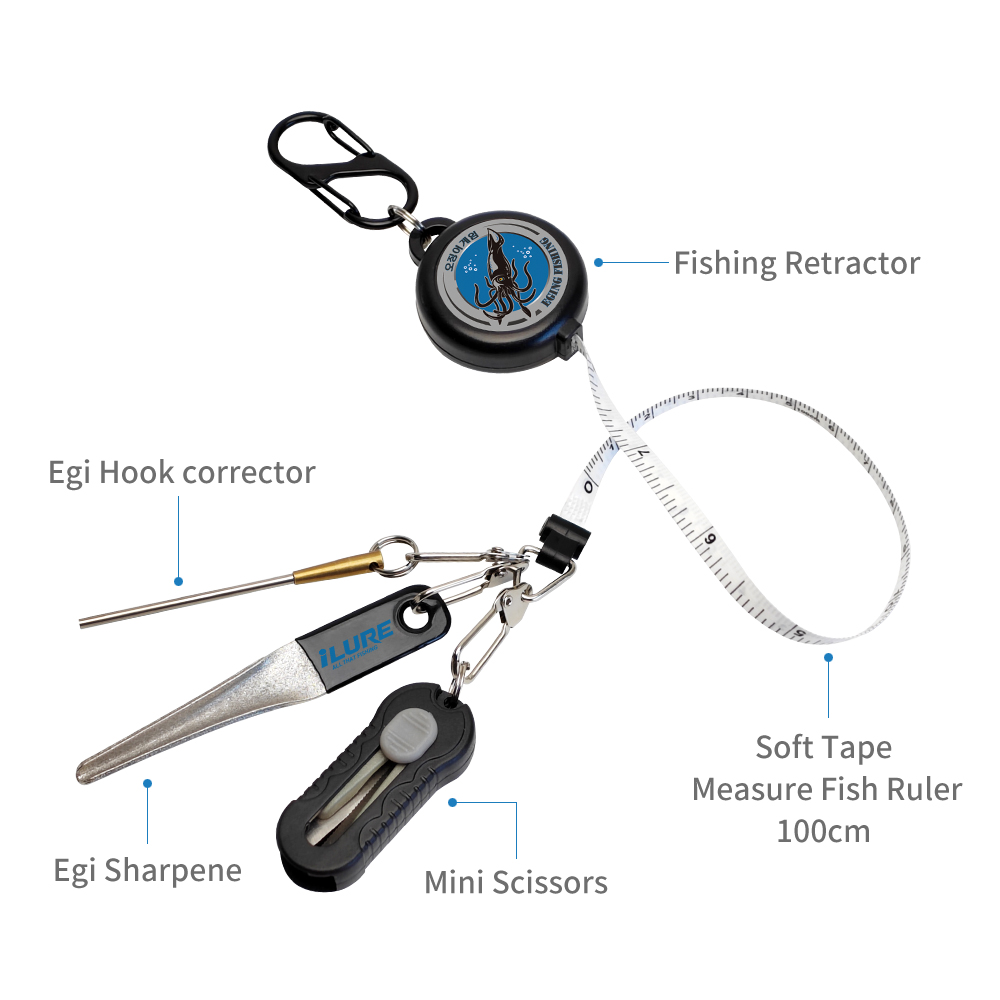 Kit de Pesca 4 en 1 con Retrac - Fishing Line Cutter reseña y precio